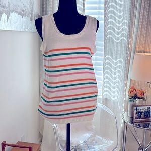 Skies are blue Tank sweater. Size medium